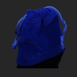  Tasche aus Cordstoff, blau